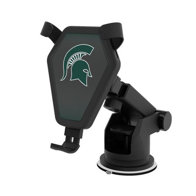 Keyscaper Michigan State University Spartans Linen 10-Watt Wireless Car Charger