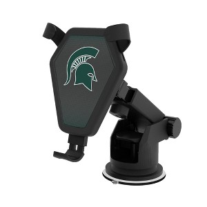 Keyscaper Michigan State University Spartans Linen 10-Watt Wireless Car Charger - 1 of 4