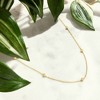 Pure Collection by Ross-Simons 0.10 ct. t.w. Bezel-Set Diamond Station Necklace in 14kt Yellow Gold - 4 of 4