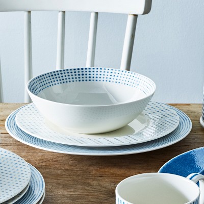 Noritake Blue Hammock 12-Piece Rim Dinnerware Set - Thumbnail 5