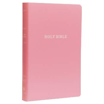 KJV, Gift and Award Bible, Imitation Leather, Pink, Red Letter Edition - by  Thomas Nelson (Paperback)