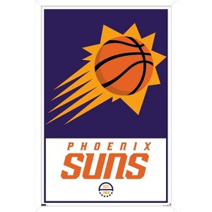 Trends International NBA Phoenix Suns - Logo 21 Framed Wall Poster Prints - 1 of 4