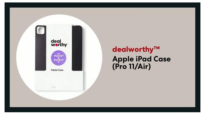 Apple iPad Case (Pro 11/Air) - dealworthy™, 2 of 5, play video