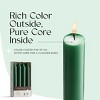 Leor & Lair 6 Inch Mini Taper Candles – Pack of 8 Short Candle Sticks for Dinner, Weddings & Home Décor - 2 of 3