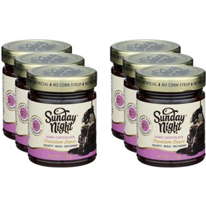 Sunday Night Dark Chocolate Premium Sauce - Case of 6 - 10 OZ - 1 of 2