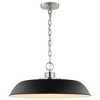 Nuvo Lighting Colony 1 - Light Pendant in  Matte Black/Polished nickel - 2 of 4