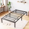 homfan Bed Frame No Box Spring Needed, Heavy Duty Metal Platform Bed Frame for Bedroom Easy Assembly, Noise Free, Black - 3 of 4
