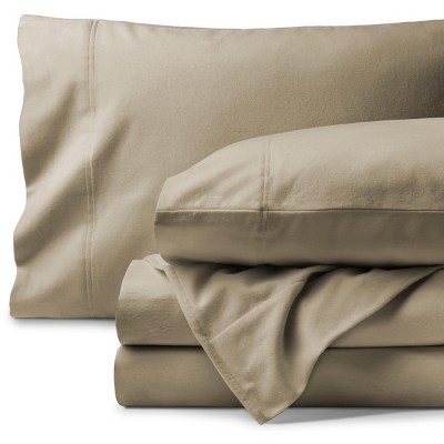 Organic Flannel Sheet Set by Bare Home