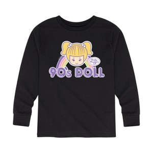 Boys' - Polly Pocket - 90s Doll Long Sleeve Graphic T-Shirt - 1 of 3