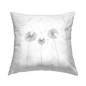 Stupell Industries White Minimal Dandelion Florals, 18 x 18 - 1 of 3