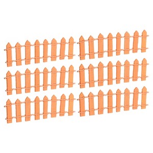 Unique Bargains Decorative Miniature Garden DIY Mini Ornament Picket Fence - 1 of 4