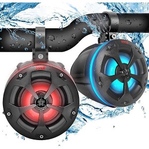 Pyle 800W Waterproof Off-Road Bluetooth Speaker System with RGB Lights - 1 of 4