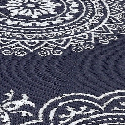 blue and white