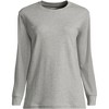 Lands' End Women's Long Sleeve Cotton Interlock Crew T-Shirt - 3 of 3