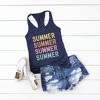 Simply Sage Market Women's Summer Stacked Colorful Graphic Racerback Tank - 2 of 2