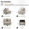 Outdoor Sectional Sofa Patio Furniture Sets with Thickened Cushions - 3 of 4