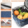 Mens Womens 17L Insulated Lunch Bag, Leak-Proof Reusable Lunch Cooler Totes with Dual-Compartment, Lunch Box for Work, Picnic, School - Tirrinia - 4 of 4