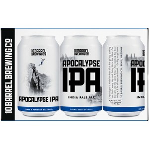 10 Barrel Apocalypse IPA Beer - 6pk/12 fl oz Cans - 1 of 4