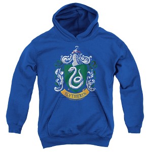 Boys’ Harry Potter Slytherin Crest Hooded Sweatshirt - 1 of 4