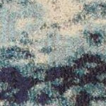 ivory/teal blue