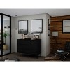 Rockefeller 35" Dresser in Black (3-Drawer) - 3 of 4