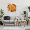 Stupell Industries Hello Fall Sentiment Orange Pumpkin Autumn Tree Leaves Canvas Art - 3 of 4