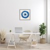Stupell Industries Evil Eye Symbol Striped Rays Framed Giclee Art, Gray, 24" x 24" - 3 of 4