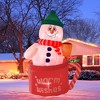 Nifti Nest Inflatable Christmas Decor - Snowman in a Mug - 4 of 4