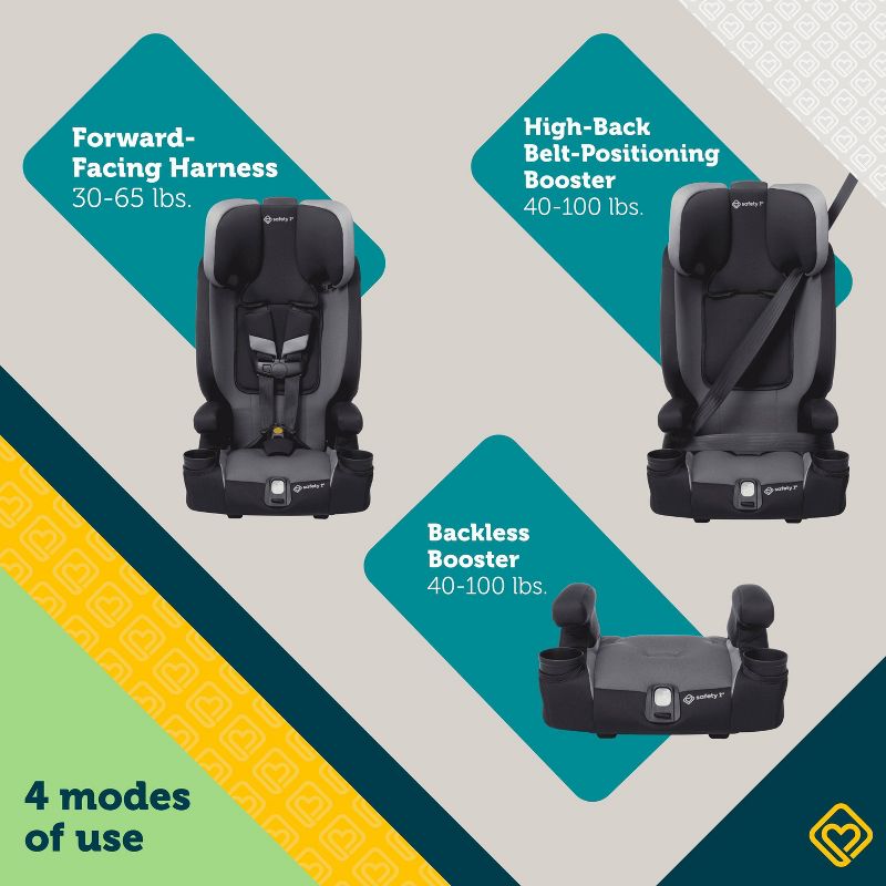 Safety 1st Boost-and-Go Essential 3-in-1 Booster Car Seat - Labrador, 6 of 21