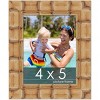 PosterPalooza | 4x5 Wide Bamboo Picture Frame, UV Acrylic, 4 Finishes - Brown, Black, Silver, and Natural - 2 of 4