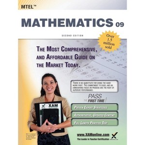 MTEL Mathematics 09 Teacher Certification Study Guide Test Prep - (Mtel) 2nd Edition by  Sharon A Wynne (Paperback) - 1 of 1