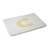 Deny Designs April Lane Art Block Monogram Memory Foam Bath Mat - 2 of 4