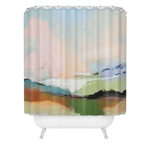 Dream Landscape Shower Curtain - Deny Designs: Polyester Microfiber, Machine Washable, Ring Top Hanging Style - 1 of 3
