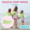 Butterfly Craze Girls' Fairy, Angel, or Butterfly Wings Costumes & Dress Up Collection: Set of 6, Magical Delights - Green - 2 of 4