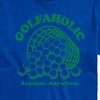 Men's - Instant Message - Golfaholic Short Sleeve Graphic T-Shirt - 2 of 4