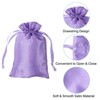 Unique Bargains Mini Smooth Soft Wedding Christmas Satin Favor Bags with Drawstring 50 Pcs - 3 of 4