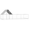 vidaXL Galvanized Steel Chicken Coop - Ample Space, Comfortable Shelter, Easy-to-Open Lockable Door, Ideal for Poultry - 2 of 4