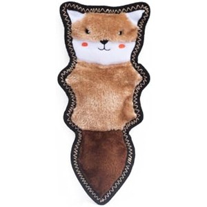 ZippyPaws Z-Stitch Skinny Peltz - No Stuffing Dog Toy, Squeaky Pet Toy, Soft Plush Unstuffed Chew Toys - Chipmunk, 12.5" - 1 of 1