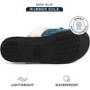 Roxoni Women’s Cozy Memory Foam Slippers, Fuzzy Warm Faux Fur, Anti-Skid Rubber Sole - 3 of 4