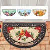 Collections Etc Interchangeable Season Slice-Shaped Welcome Mat - Set of 4 - 4 of 4