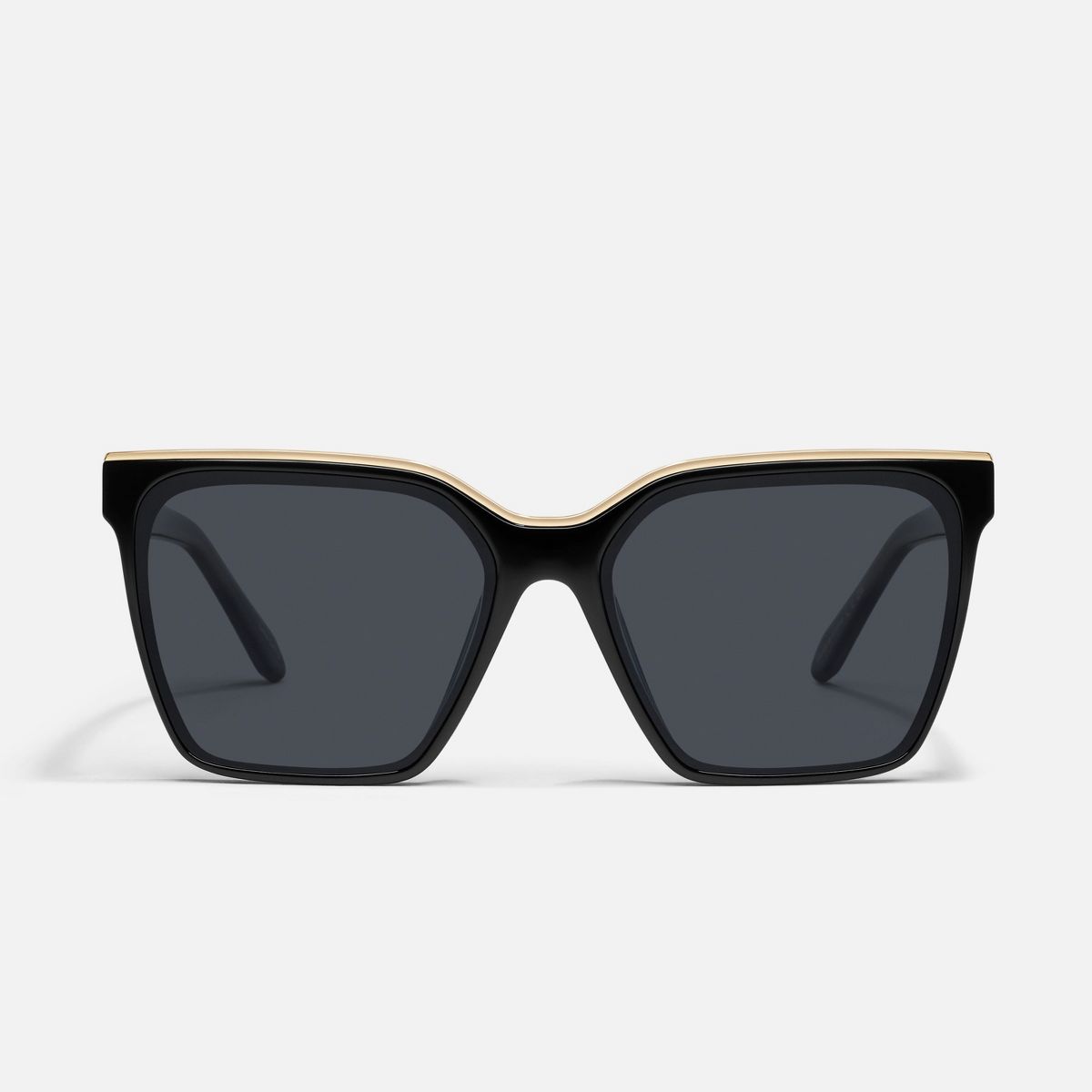 QUAY Womens Level Up Square Sunglasses