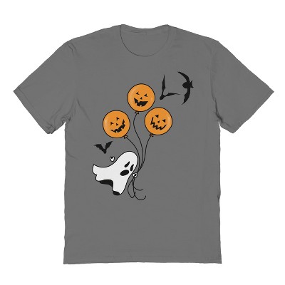 Rerun Island Men's Ready To Be Spooky Halloween Short Sleeve Graphic Cotton T-Shirt
