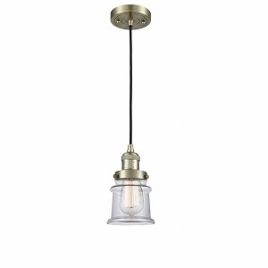 Canton - 1 Light Cord Hung Mini Pendant In Industrial Style-10 Inches Tall and 5.25 Inches Wide - 1 of 1