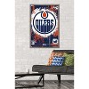 Trends International NHL Edmonton Oilers - Maximalist Logo 23 Framed Wall Poster Prints - 2 of 4
