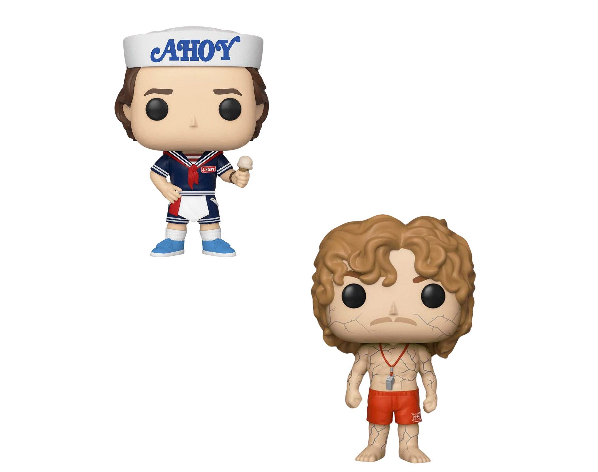 Funko Pop! 2 Pack Stranger Things - Steve with Ice Cream #803 & Flayed Billy #844