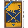 Trends International NHL Buffalo Sabres - Logo 25 Framed Wall Poster Prints - 3 of 4