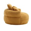 Anybear Chenille Sponge Single Sofa, Fluffy Modern Sleeper Chair for Living room, Bedroom, No Assembly Required - 4 of 4