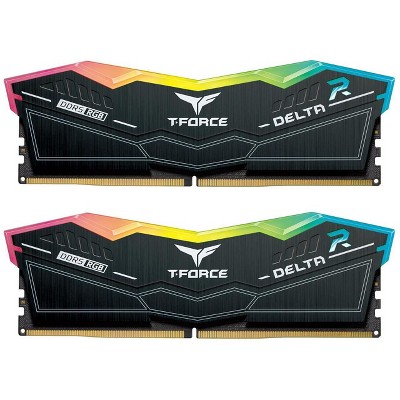 TEAMGROUP T-Force Delta RGB DDR5 32GB (2x16GB) 8000MHz Black Memory Module FF3D532G8000HC38DDC01