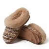 Dearfoams Women's Hannah Festive Knit Clog House Shoe Slipper - 3 of 4