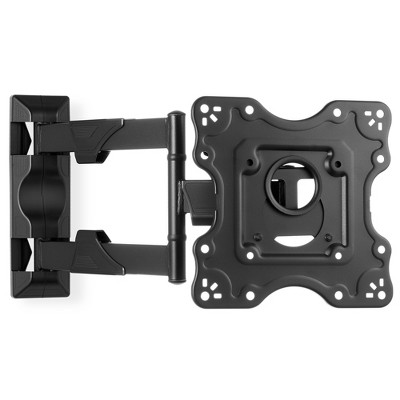 Black Steel Full Motion TV Wall Mount with HDMI Cable